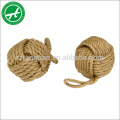 Corde de jute de corde de chanvre naturel de 2-40mm pour l&#39;artisanat d&#39;art